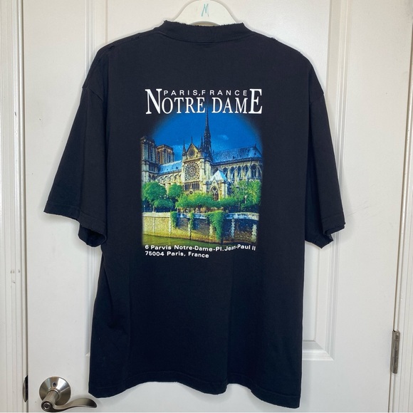 Balenciaga Paris Black Distressed Tee Size XS - Picture 11 of 11